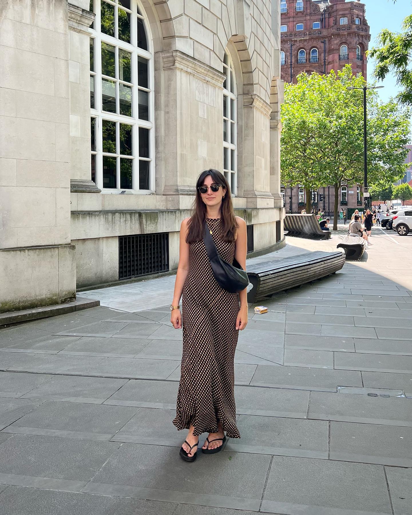 An image of @rosieannbutcher wearing one of the best DISSH dresses.