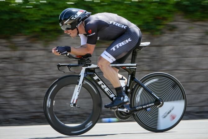 Markel Irizar (Trek) riding for eighth place today