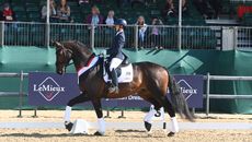 National Dressage Championships novice gold winners Sarah Rogers and Full Moon II
