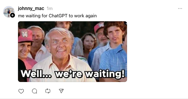 ChatGPT bị vô hiệu hóa