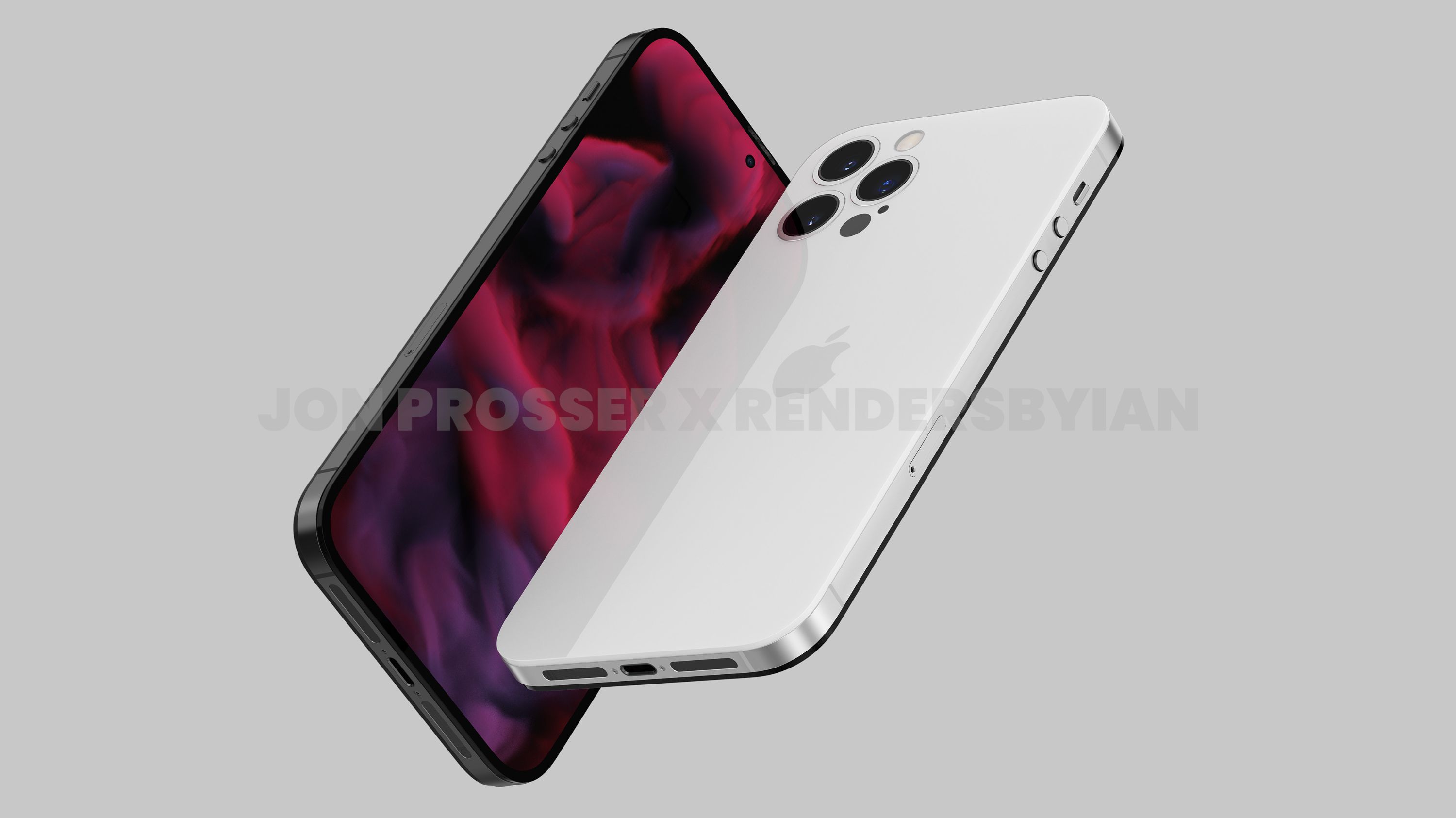 iPhone 14 renders by Front Page Tech and Ian Zelbo