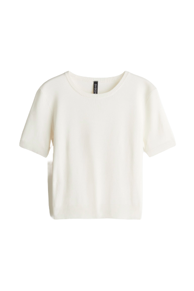 H&M, Fine-Knit T-Shirt
