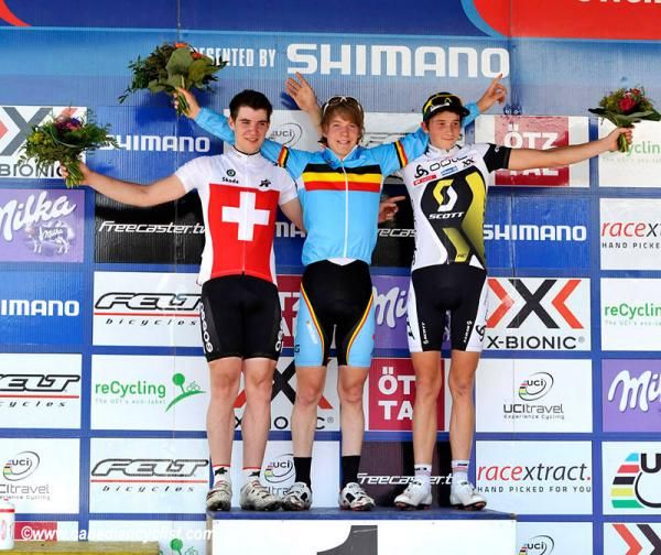Podium: Lars Forster, Jens Schuermans, Dominic Zumstein