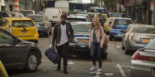 The Stand Jovan Adepo and Heather Graham as Larry Underwood and Rita Blakemoor