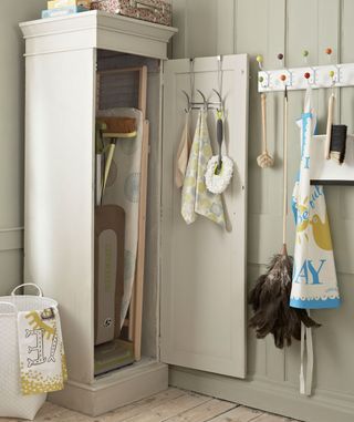tall utility room cupboard