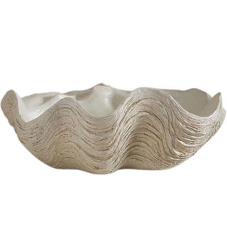 White shell bowl