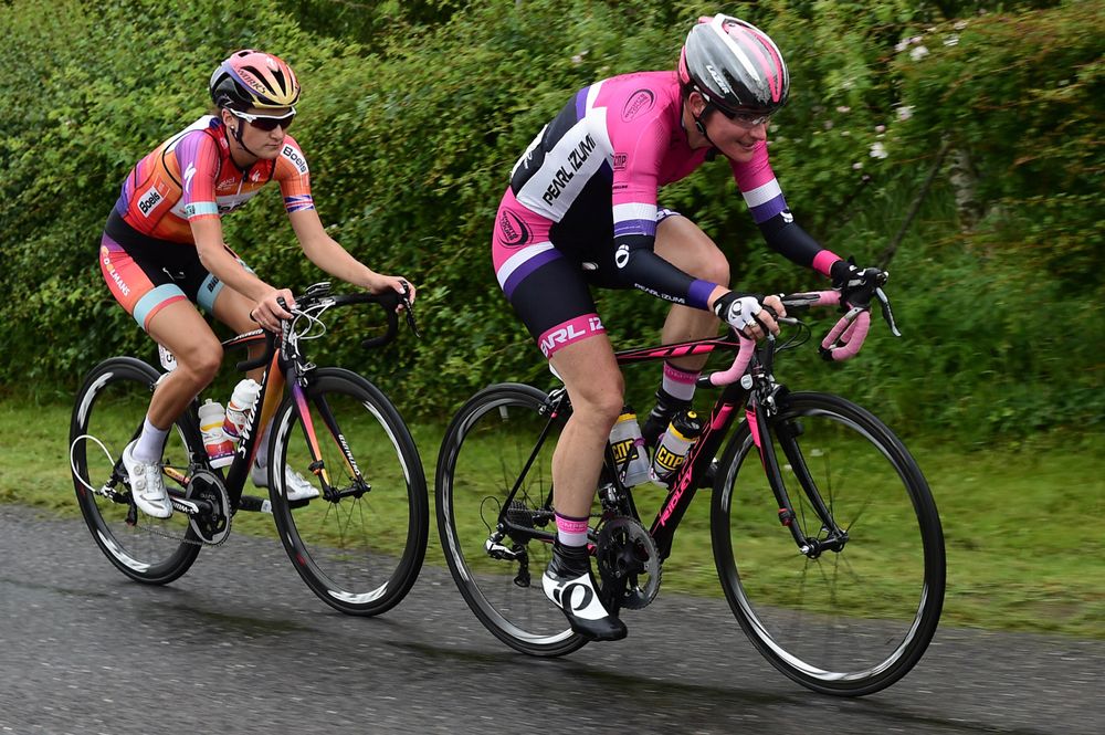 Sarah Storey leads the race