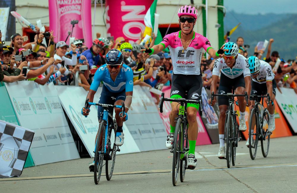Rigoberto Uran wins stage 5 of Oro y Paz ahead of Nairo Quintana, Sergio Henao, Egan Bernal