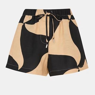 Whistles Black Swirl Shorts