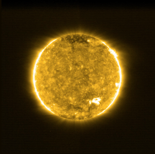 A full-sun view taken by the Solar Orbiter on May 30, 2020.
