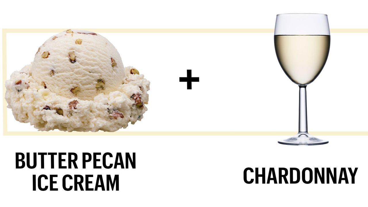 Butter Pecan Ice Cream + Chardonnay