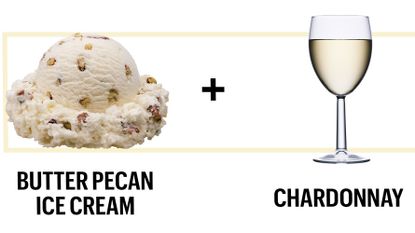 Butter Pecan Ice Cream + Chardonnay