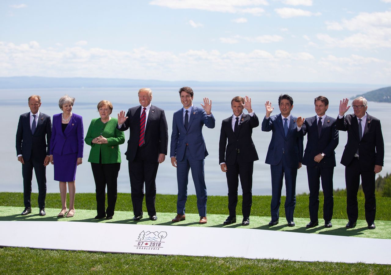 World leaders at the G7 summit