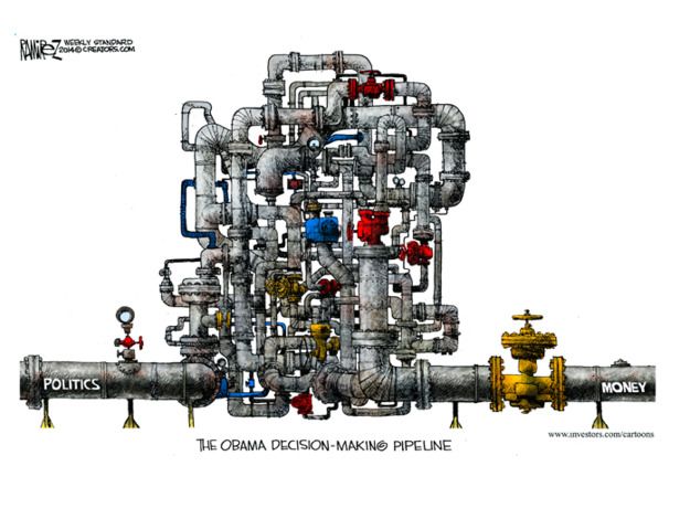 Obama cartoon Obama Keystone Pipeline