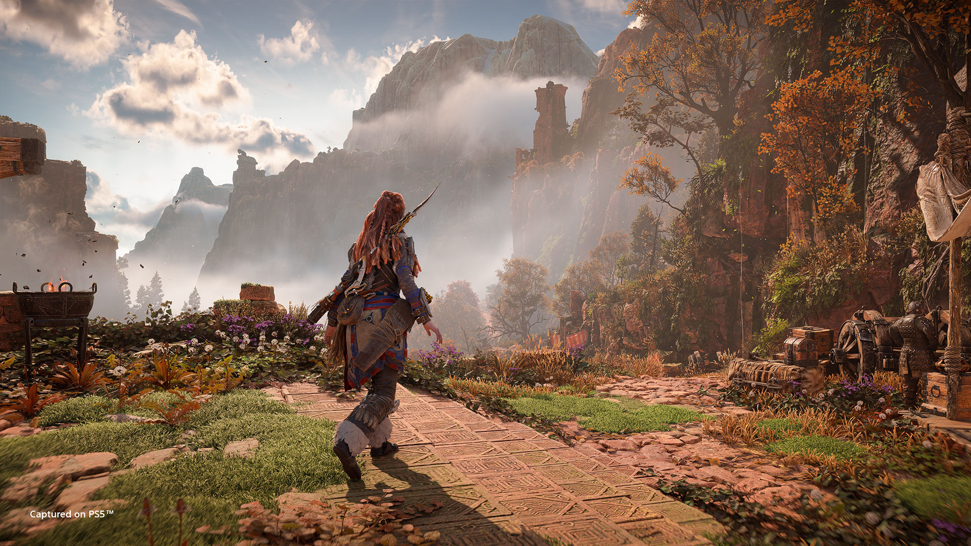 Screenshots from Horizon Forbidden West running on PS5