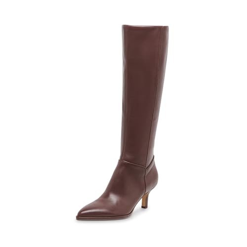 Dolce Vita Women's Aldy Knee High Boot, Chocolate, 6