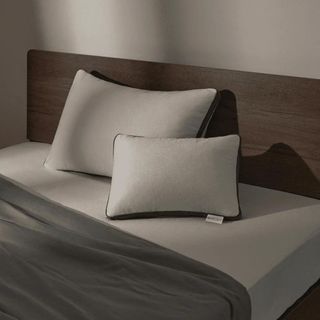 Coop Home Goods Mattress Protector on a bed.