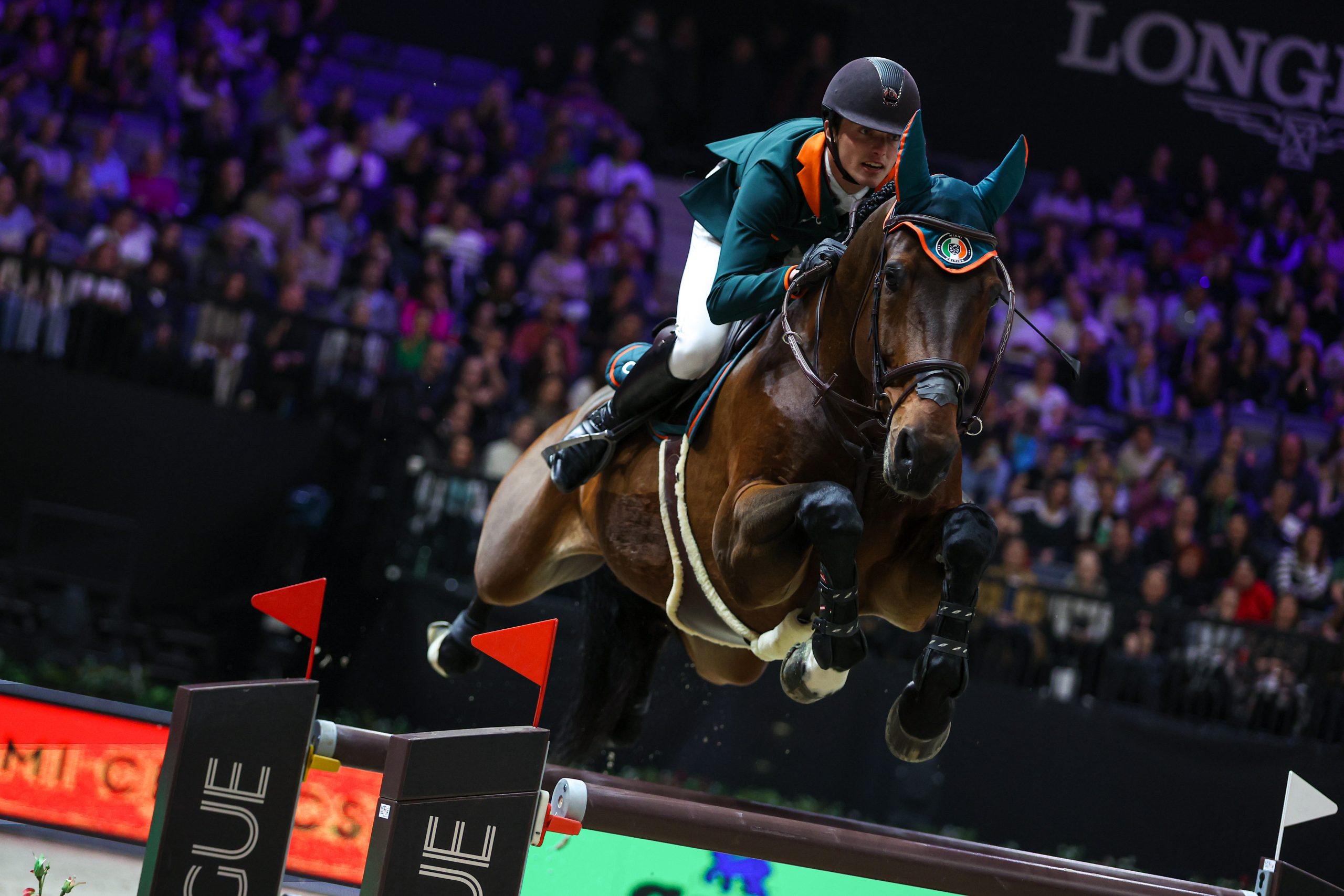 Edouard Schmitz rides for Miami Celtics in the GCL Super Cup at the Prague Playoffs