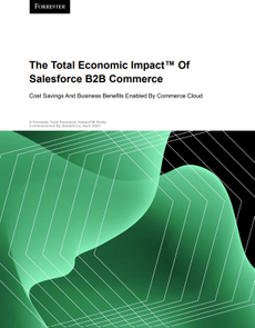 The Total Economic Impact™ Of Salesforce B2B Commerce