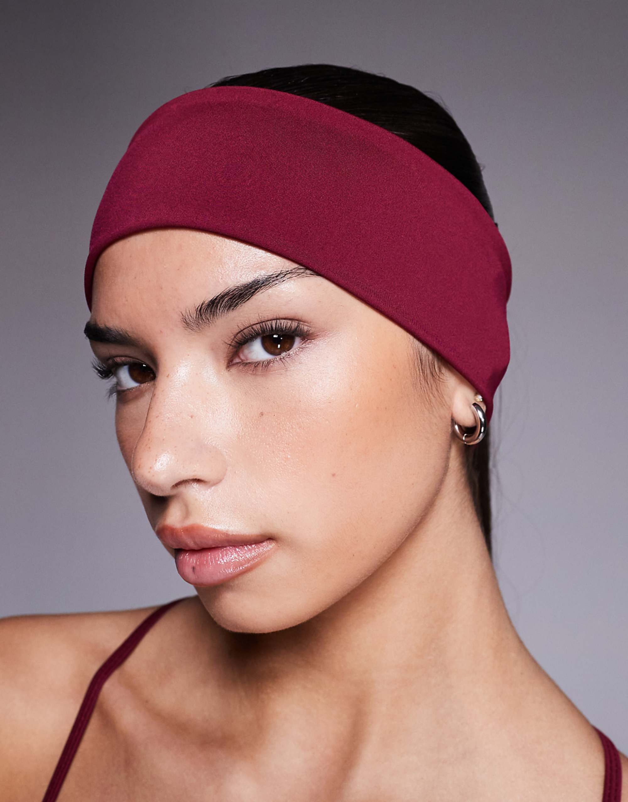 4505 Active Training Headband in Cherry Red