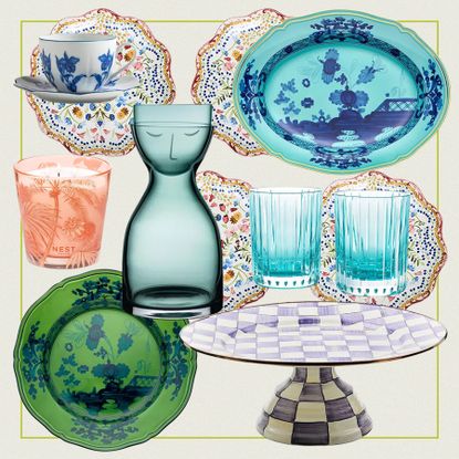 Collage Image of Spring Hosting Essentials From Bloomingdale's