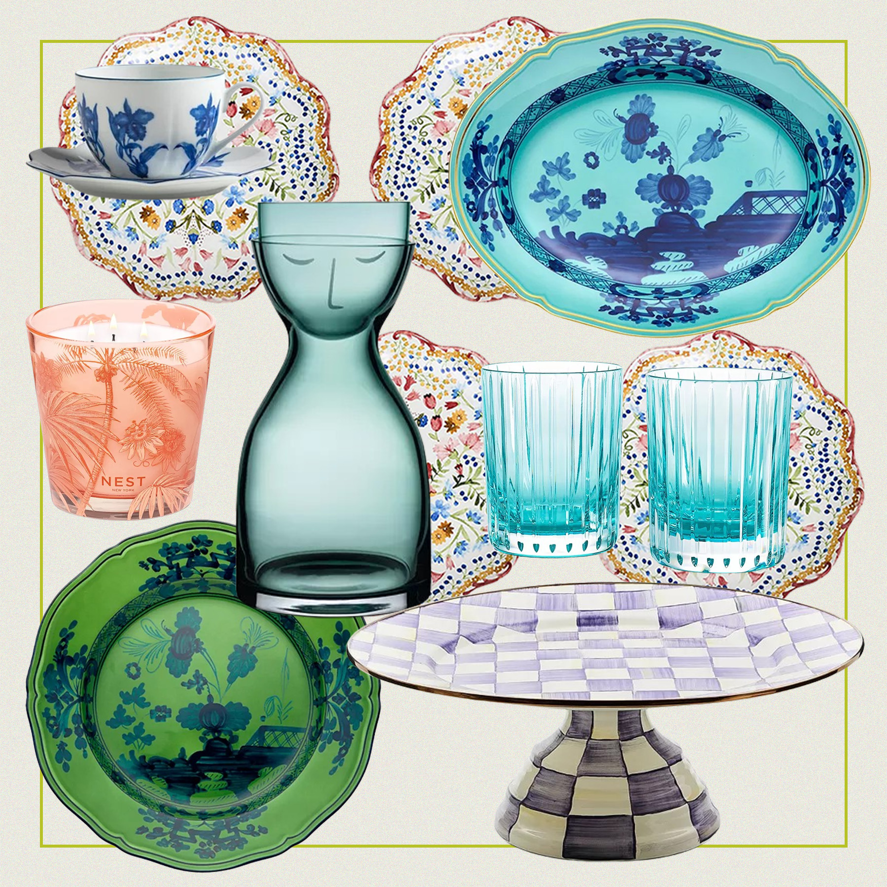 Collage Image of Spring Hosting Essentials From Bloomingdale's