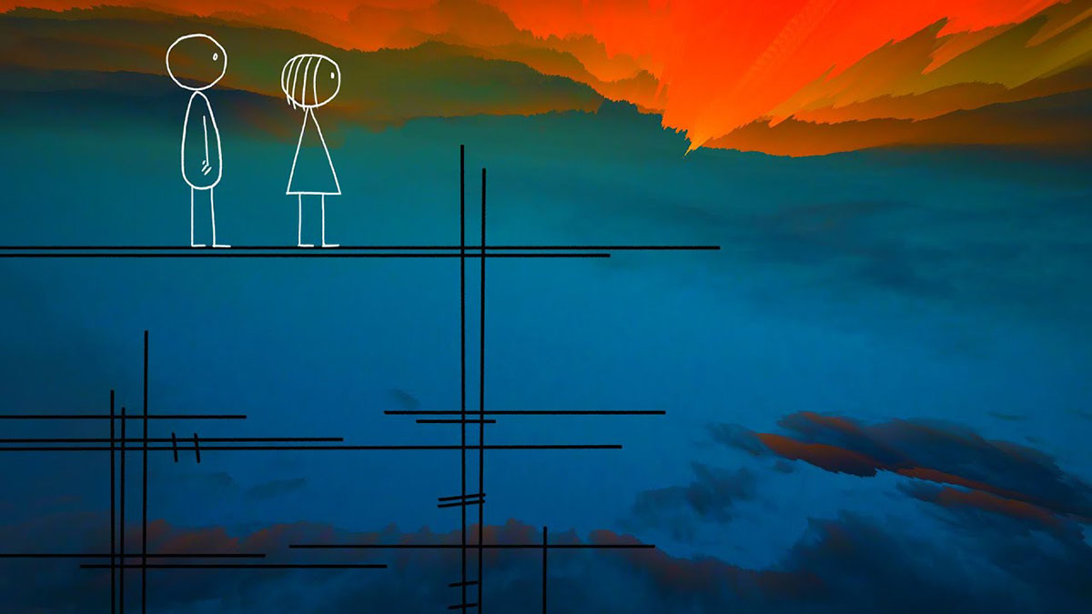 A promotional still from the animated film World of Tomorrow
