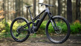 The new lightweight, singletrack-oriented, e-MTB comes in four models worldwide, but just one is launching in the US