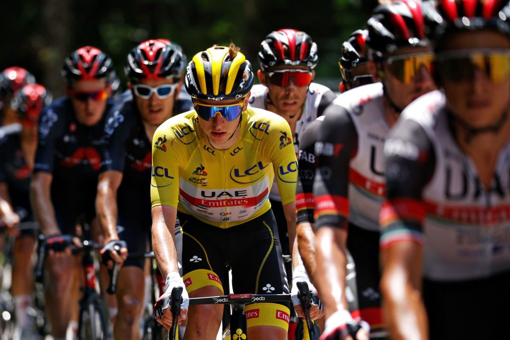 Tadej Pogaar (UAE Team Emirates) at the Tour de France