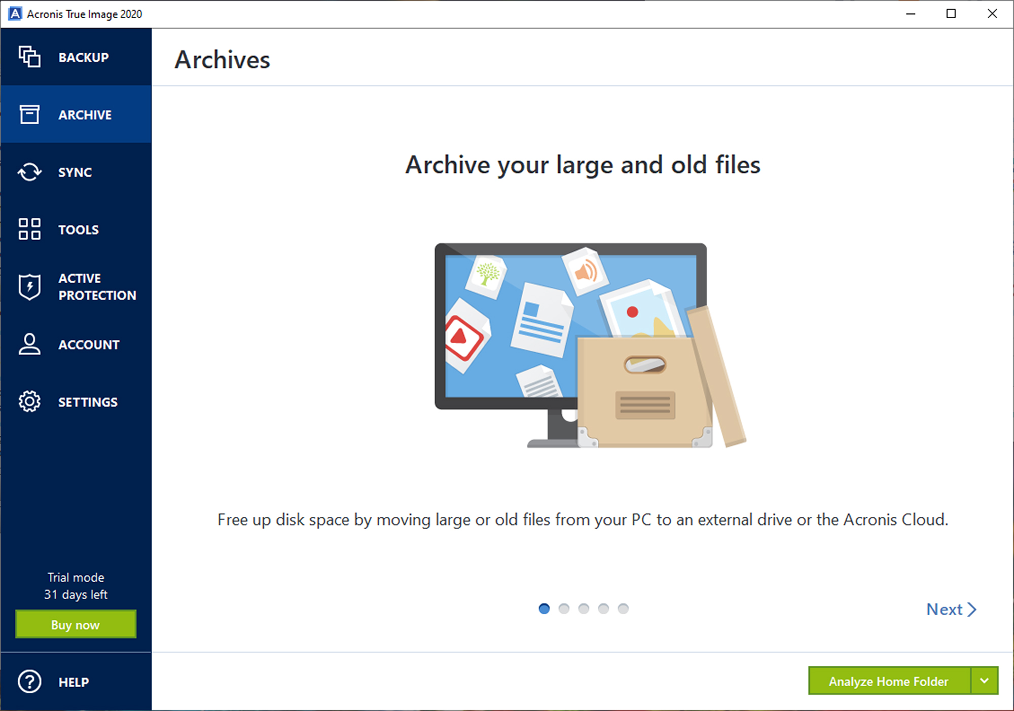 Acronis True Image cloud backup review