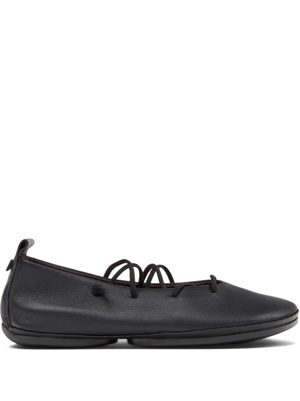 Camper Lace-Up Leather Flats | 35