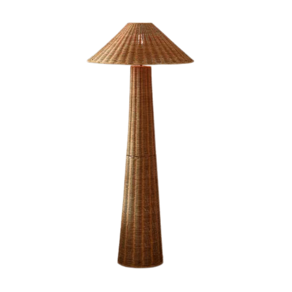 Ruri Boho Rattan Floor Lamp