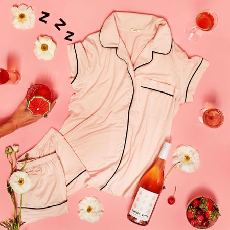 Summer Water Ros&eacute; x Eberjey Pajamas