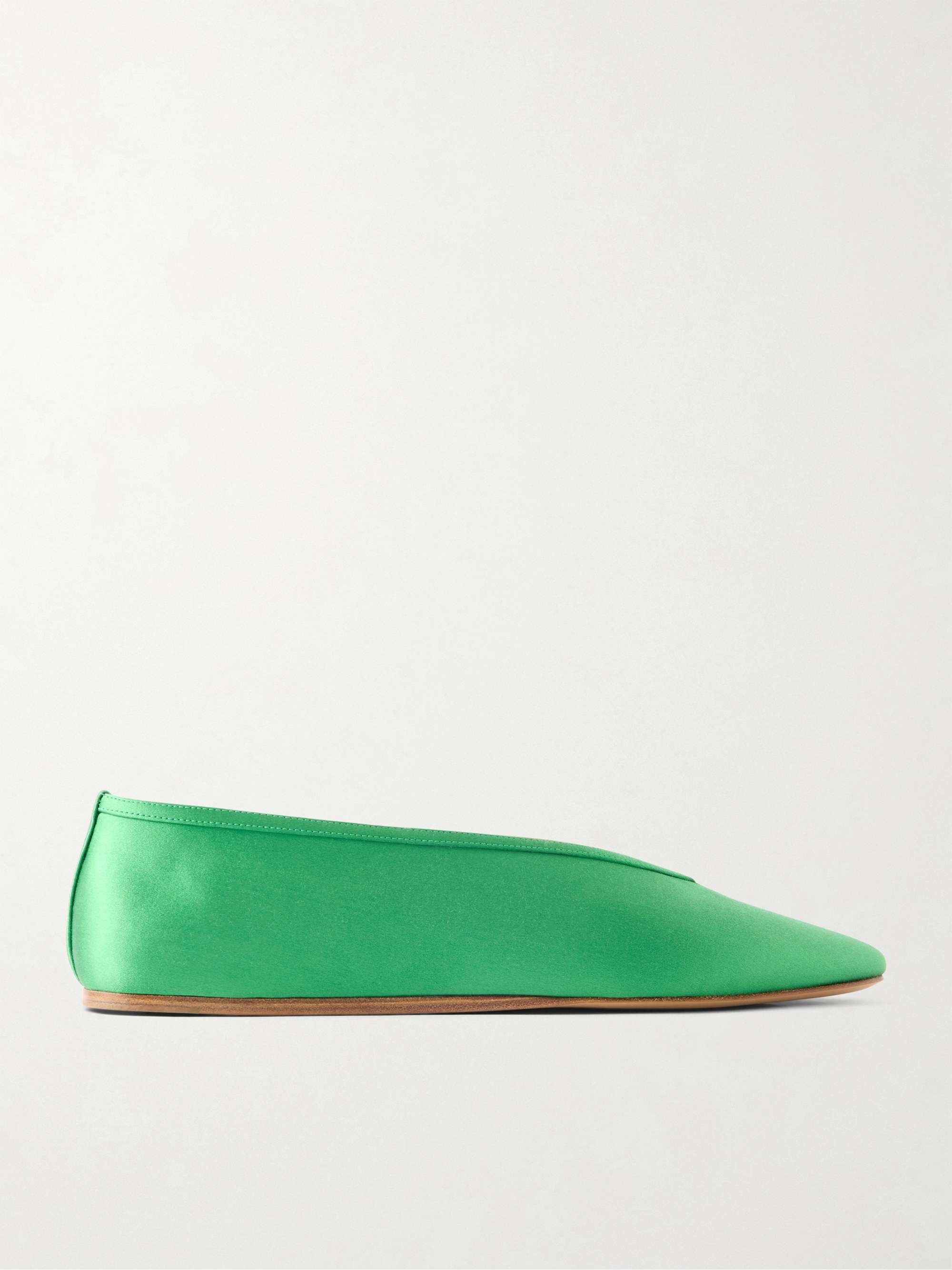 Luna Satin Ballet Flats
