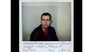 a polaroid of Robert Freegard