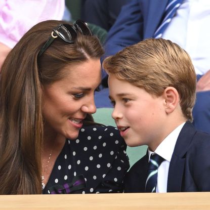The Princess of Wales and Prince George attend the Wimbledon Tennis Championships