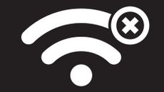 Wifi sign with 'X' symbol top right
