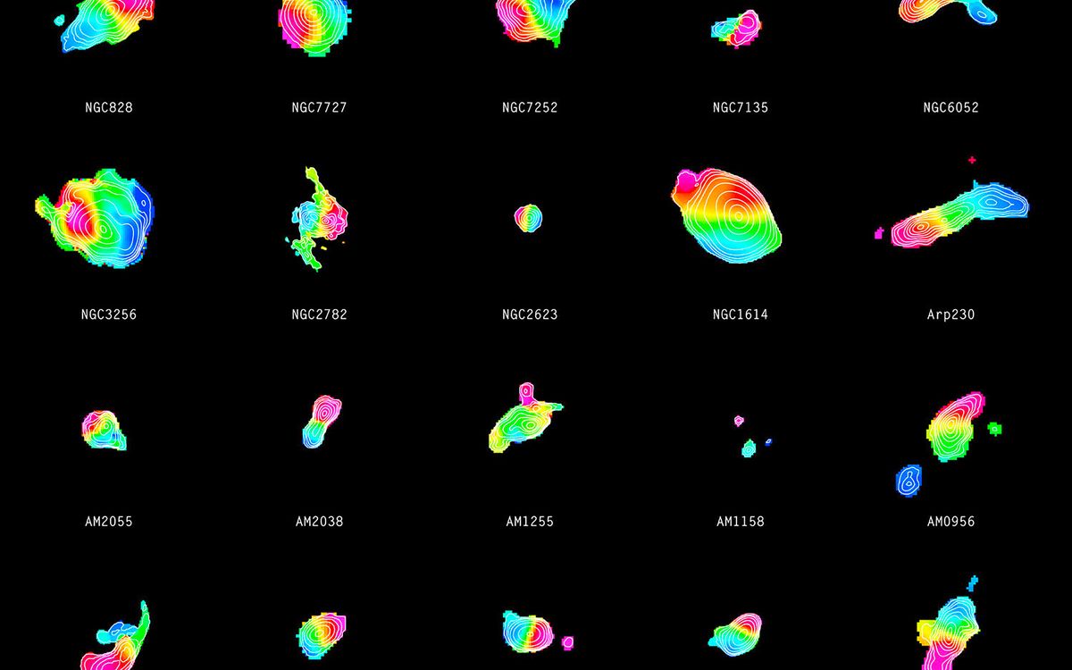Spaces Merging Magnificent Merging Galaxies Wallpaper | Space