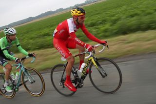 Luis Angel Maté racing on a Look bike for Cofidis during the 2014 Tour de France