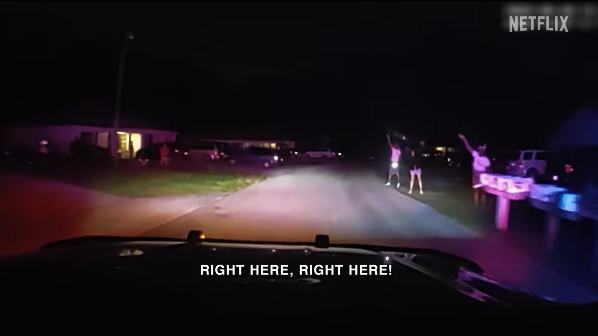 Residents of a neighborhood in Marion County, Florida direct police to Susan Lorincz&#039;s house, as seen in police body cam footage in the documentary &amp;quot;The Perfect Neighbor&amp;quot; on Netflix.