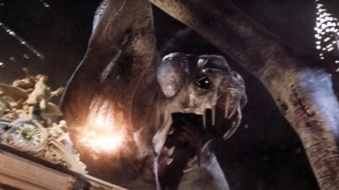 The monster screaming in Cloverfield
