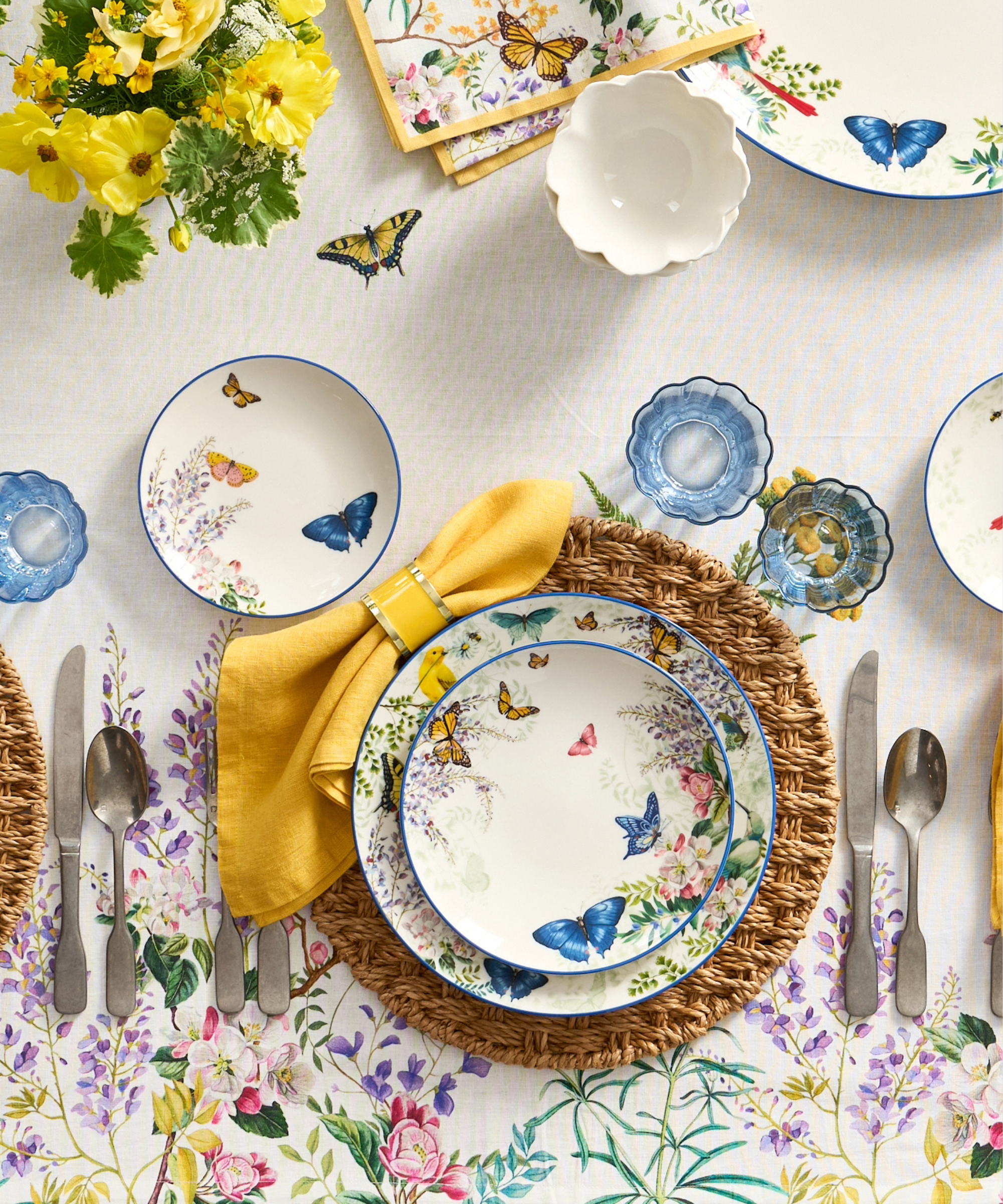 Spring table setting