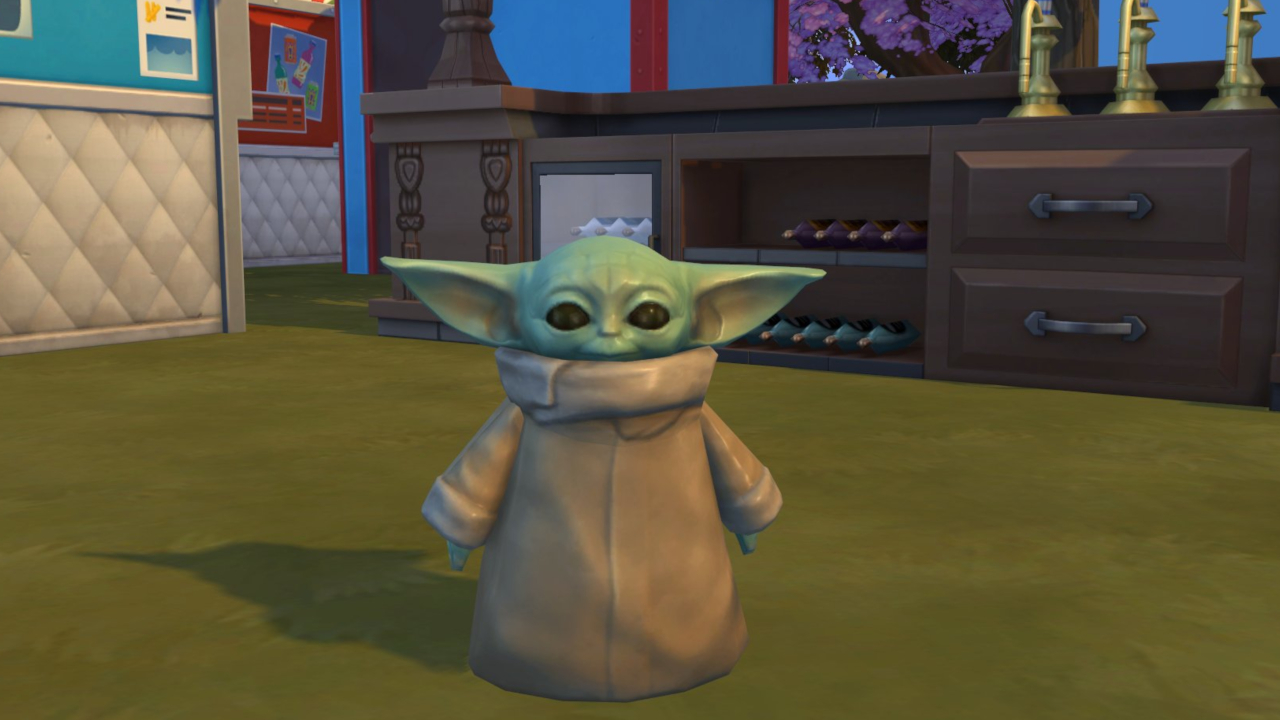 Baby Yoda Cutes His Way Into The Sims 4 Gamesradar