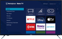 Westinghouse 50-inch Smart UHD 4K Roku TV: $34