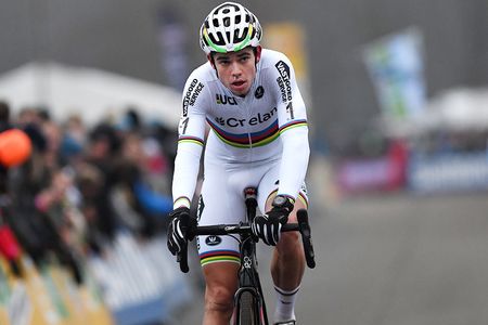 Wout Van Aert finishes second