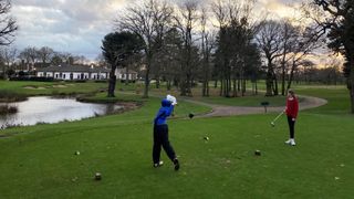 Juniors on the 9th at Fulwell