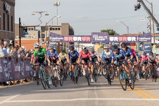 Popular criterium racing during Saint Francis Tulsa Tough