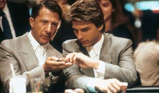 Dustin Hoffman and Tom Cruise at casino in Rain Man