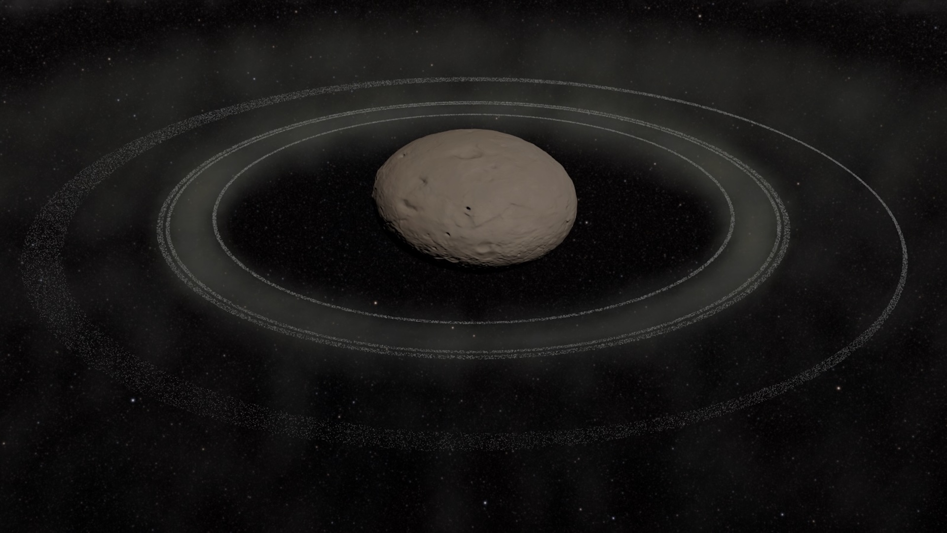 an illustration of Chiron with rings