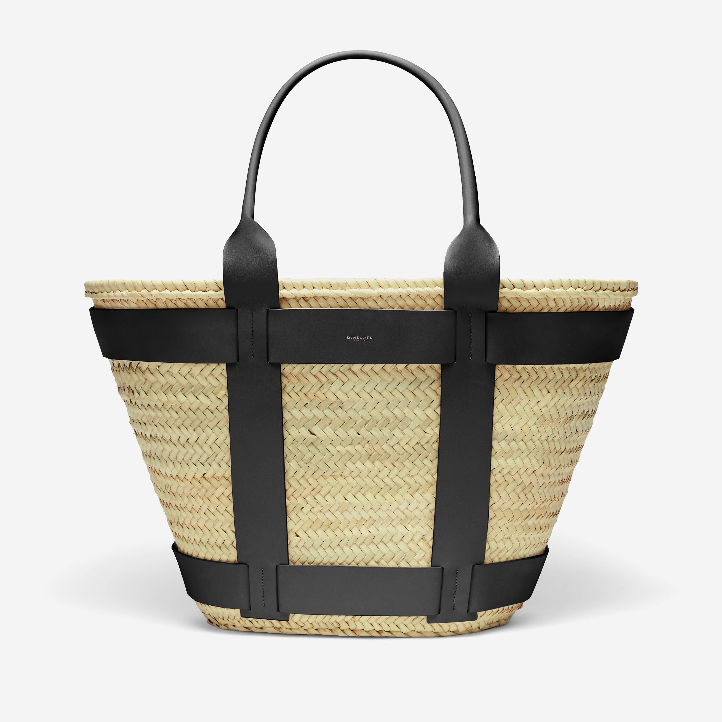 The Maxi Santorini | Natural Basket Natural Smooth | Demellier